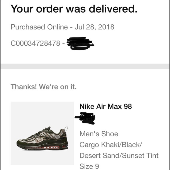 NIKE AIR MAX 98 size 9 - Picture 7 of 7